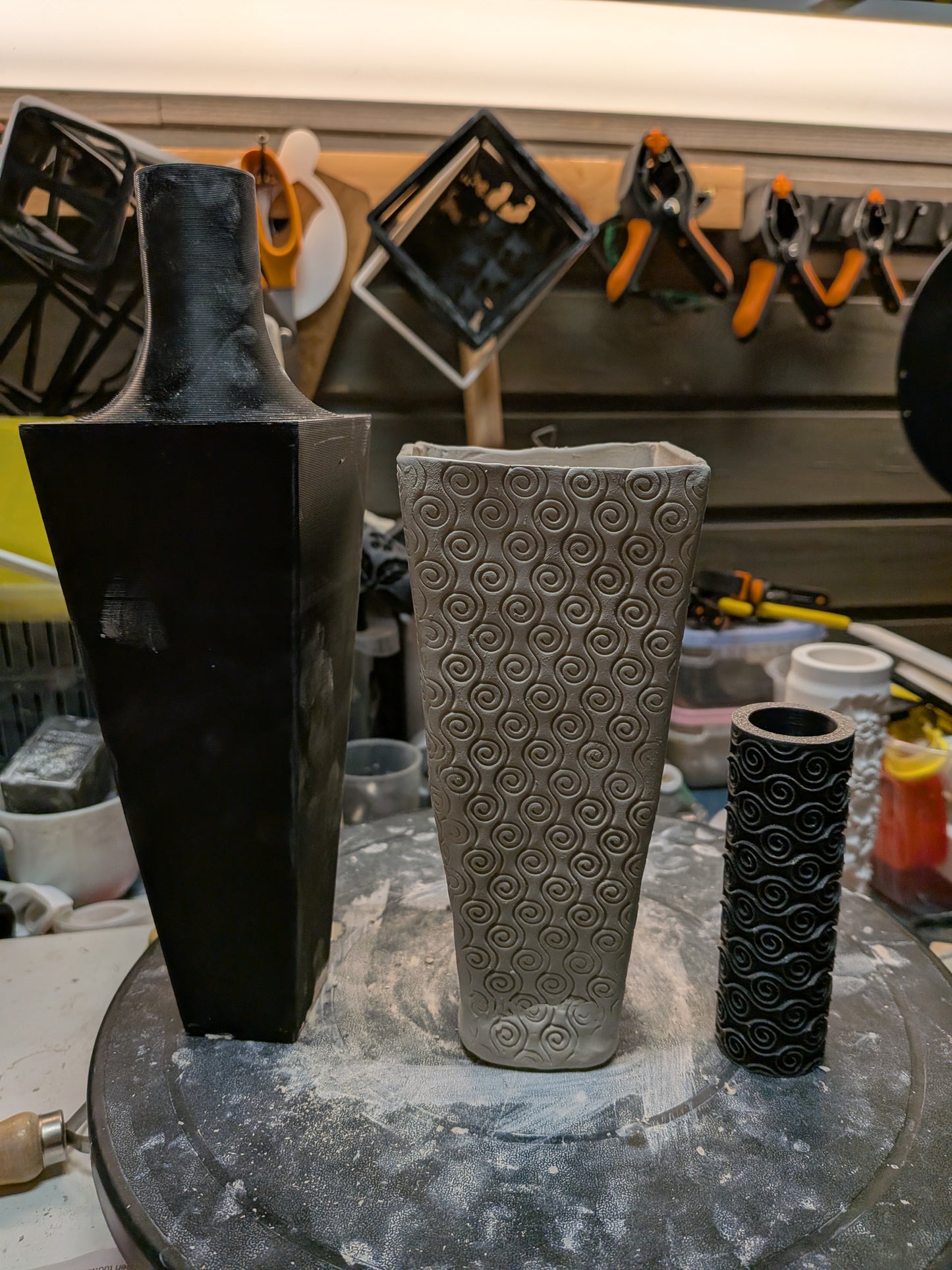 Clay Support Mold - Vase with sharp edges