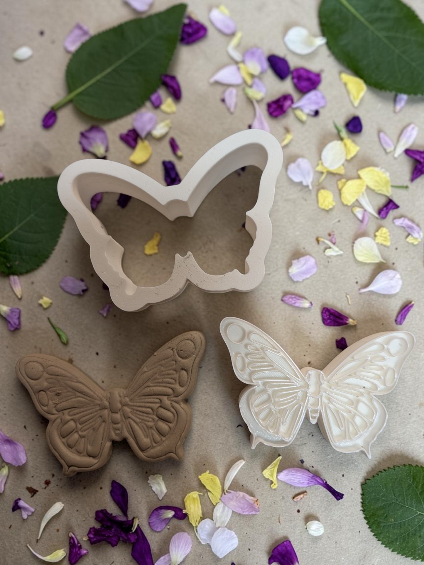 Butterfly stamp and cutter set – Different Sizes