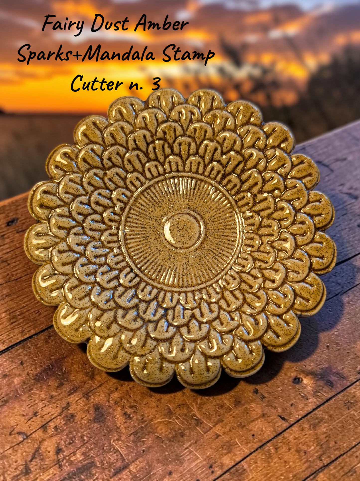 Handmade Mandala Tealight Plate - Made in Finland