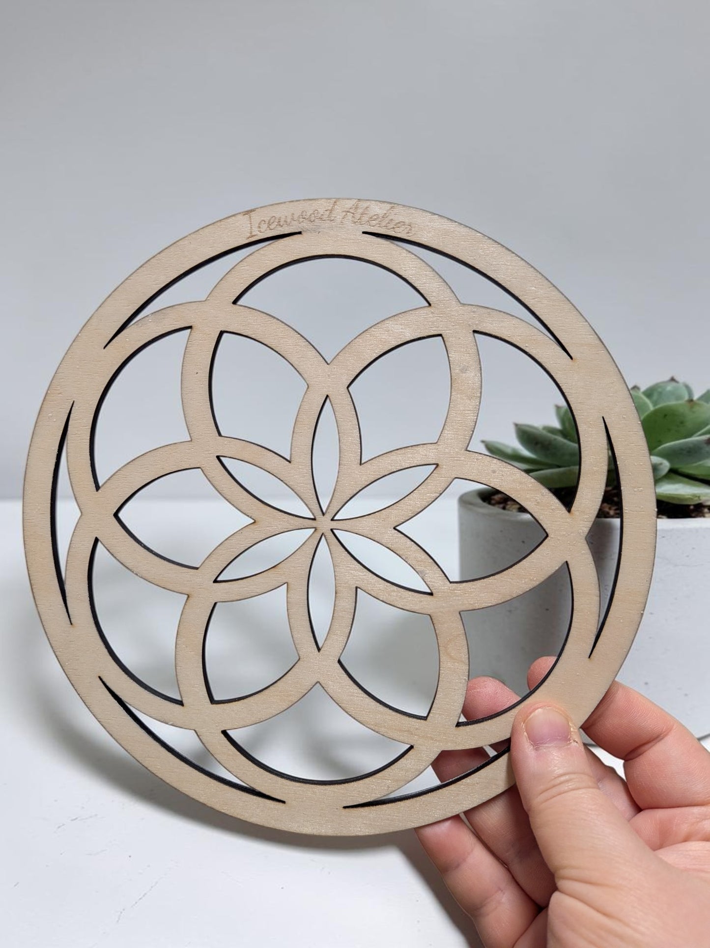 Wooden Mandala Texture Plate for Ceramics – Different Designs