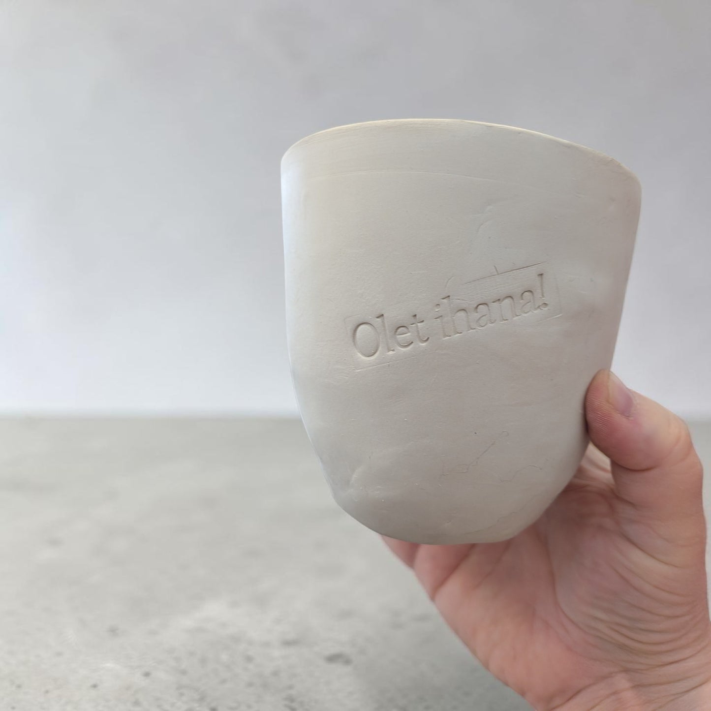 Clay Support Mold, Tumbler