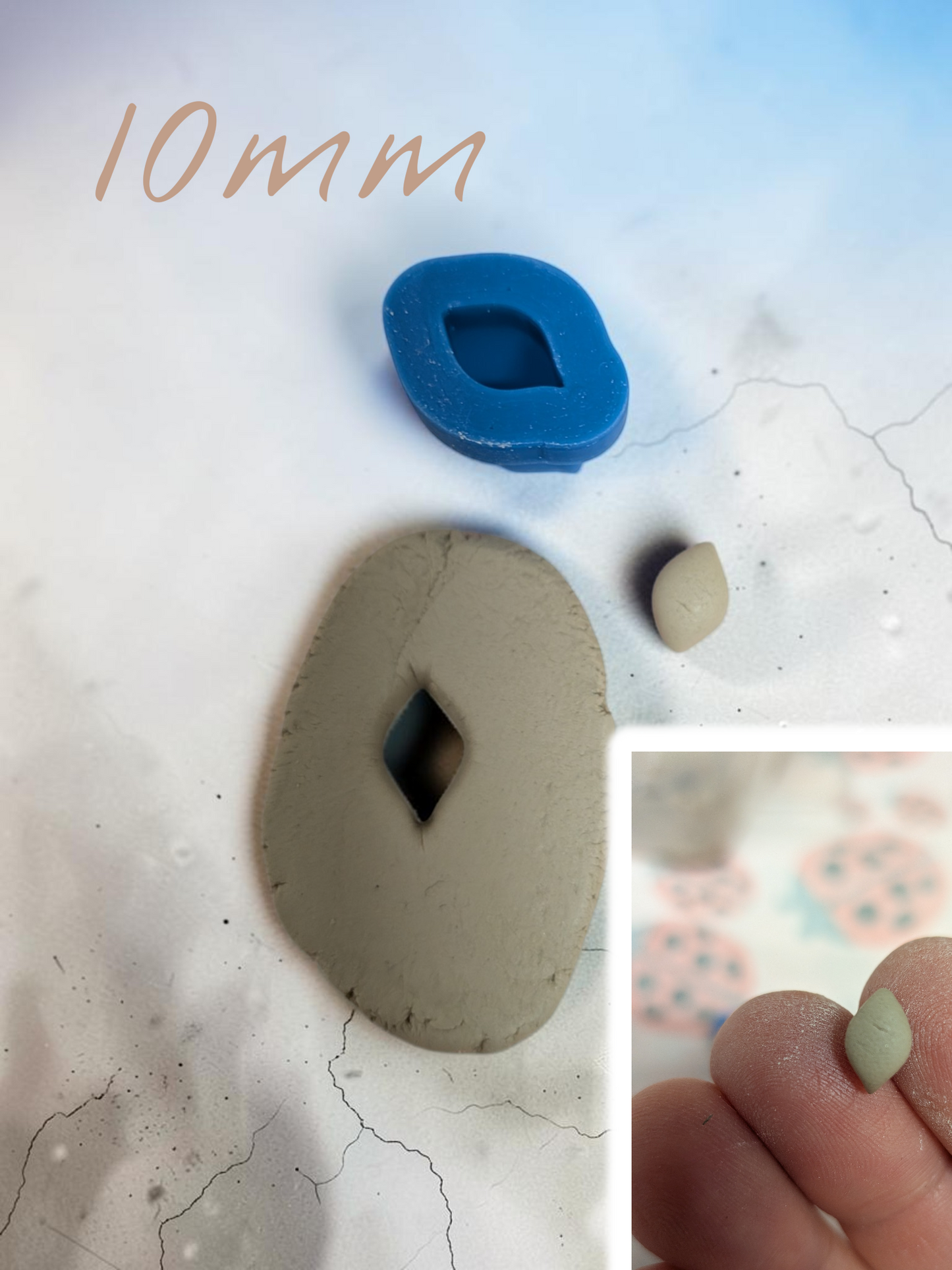 Lehti/terälehti leikkuri - eri kokoja