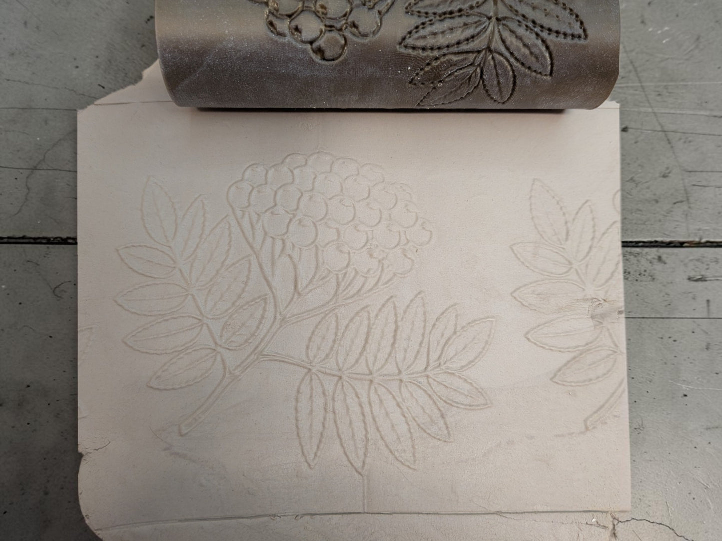 Rowan Berry Pattern roller for clay and fimo