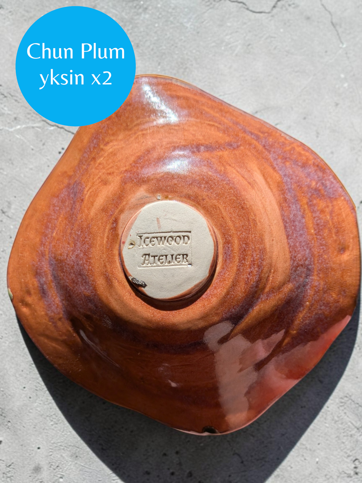 Chun Plum + Seaweed Layering Duo – Stoneware Glaze Bundle, 2×472ml