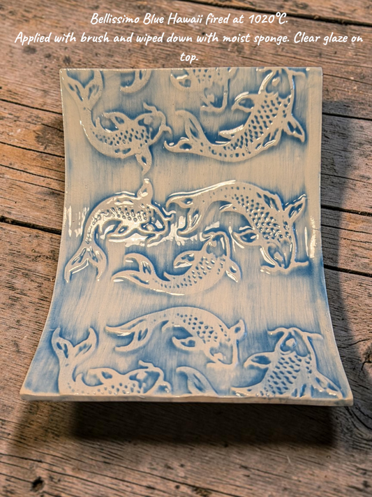 Koi Fish Pattern Roller for Clay