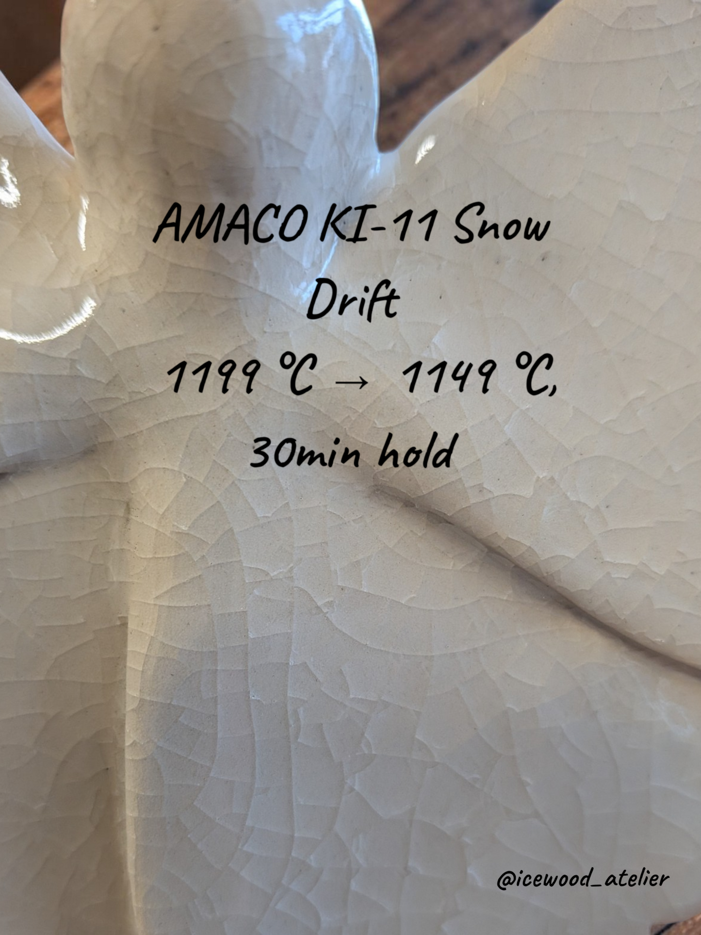 AMACO KI-11 Snow Drift – Kiln Ice Crackle Glaze (Brush-on), 472 ml