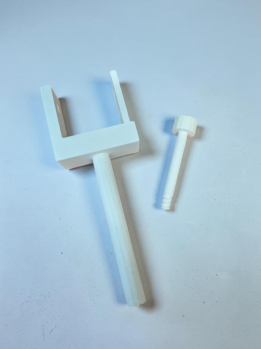 Cradle Handle for Clay Pattern Rollers (Reusable)