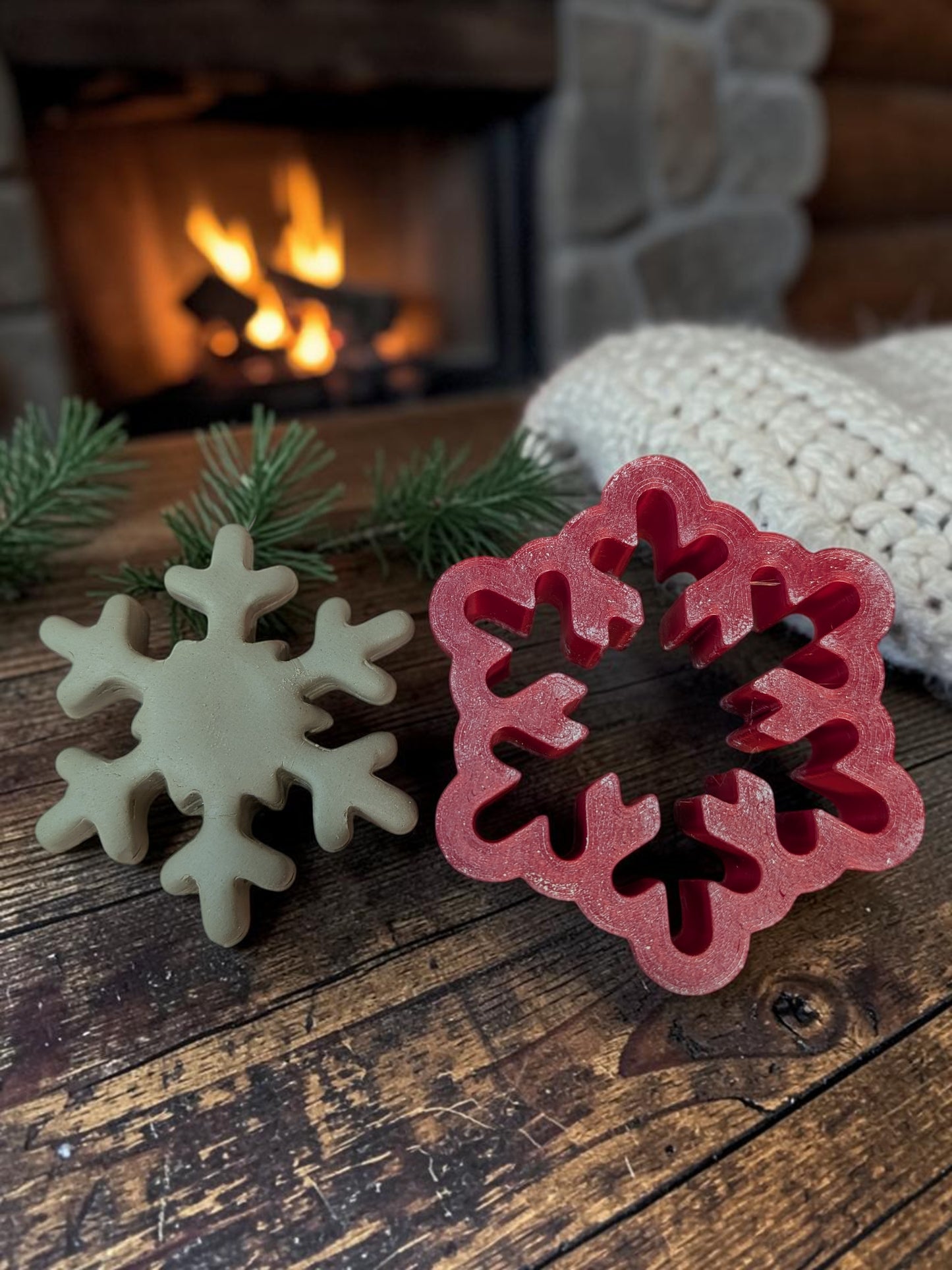 Snowflake Clay Cutter – Clay &amp; Cookie Cutter, 50–200 mm