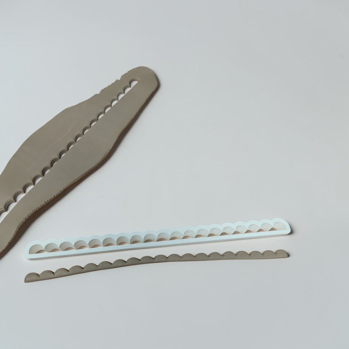 Thin Scallop Border Cutter – Scalloped Edge Strip for Clay