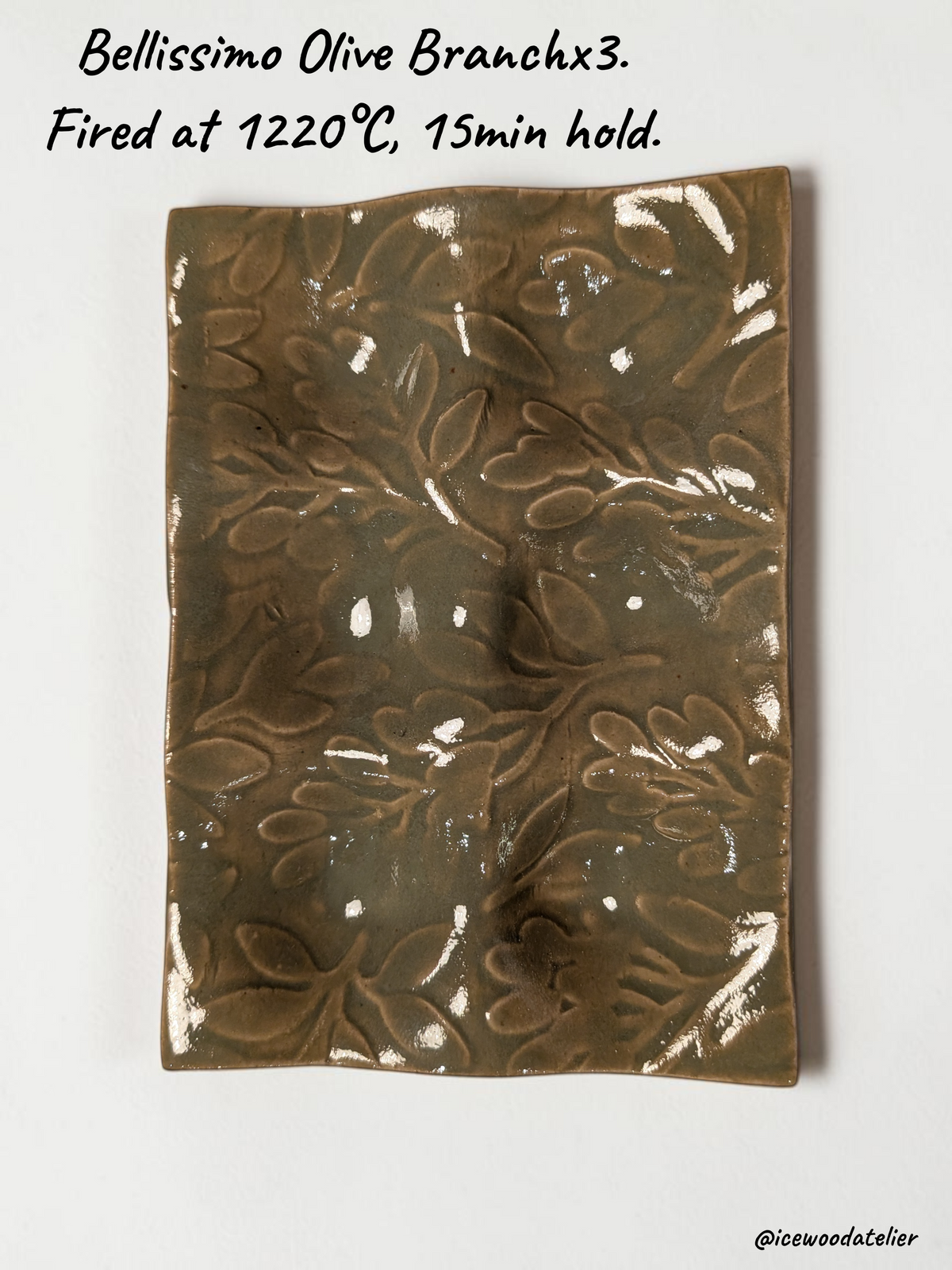 Laajapolttoinen Bellissimo Olive Branch Glaze