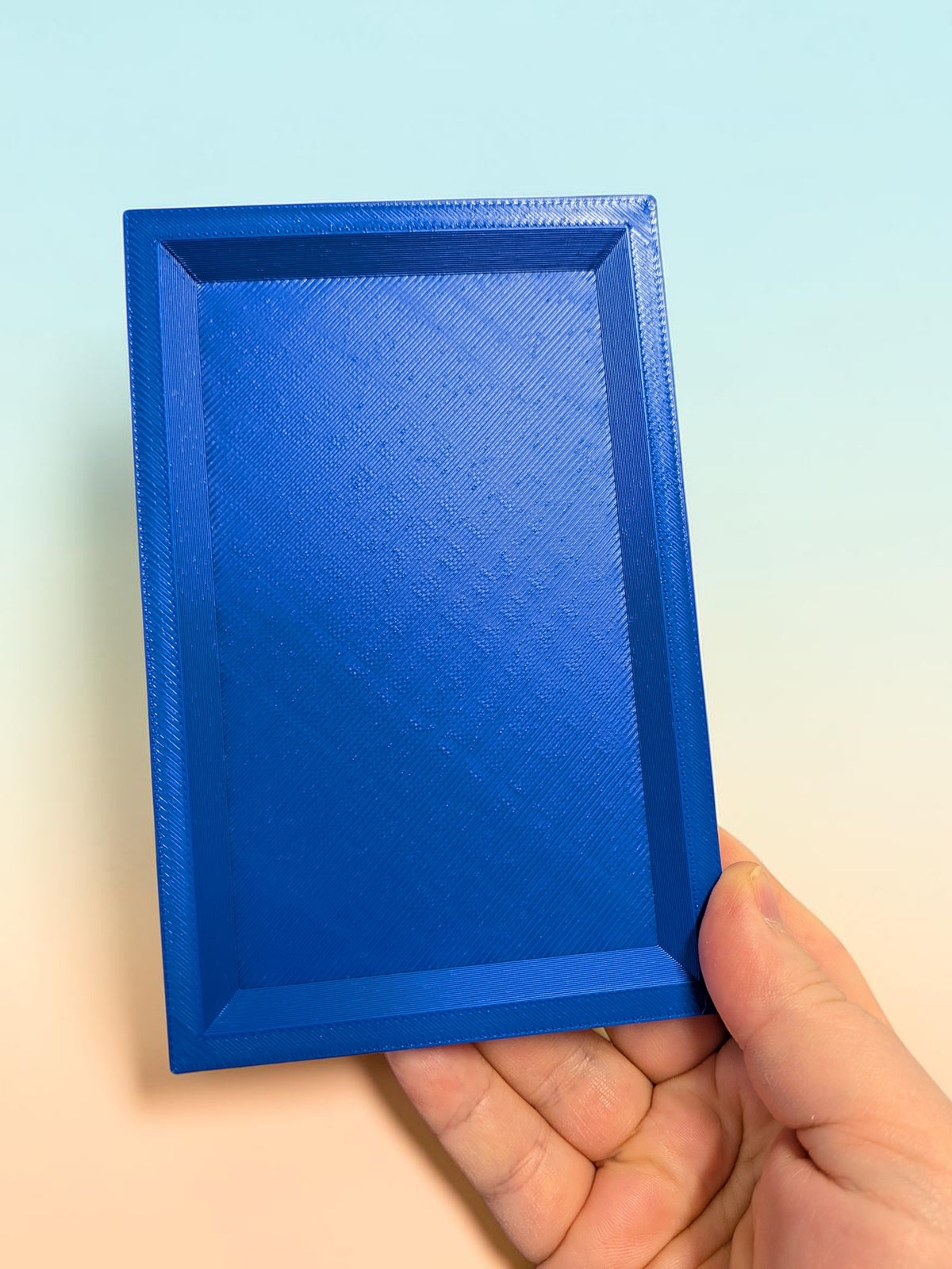 Suorakulmion muotoinen 3D‑tulostettu muotti savitöihin - eri kokoja