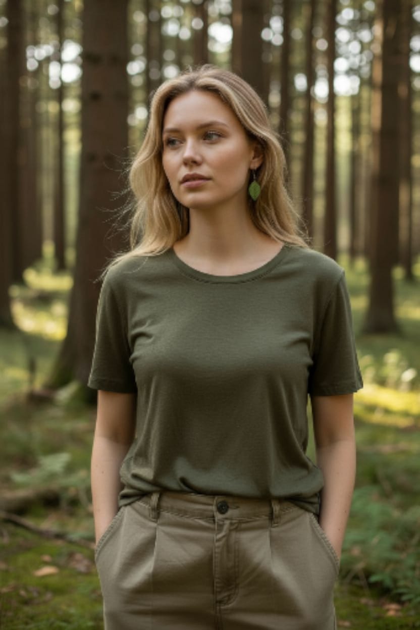 Lehtikorvakorut – valmistettu koivuvanerista, eri värejä