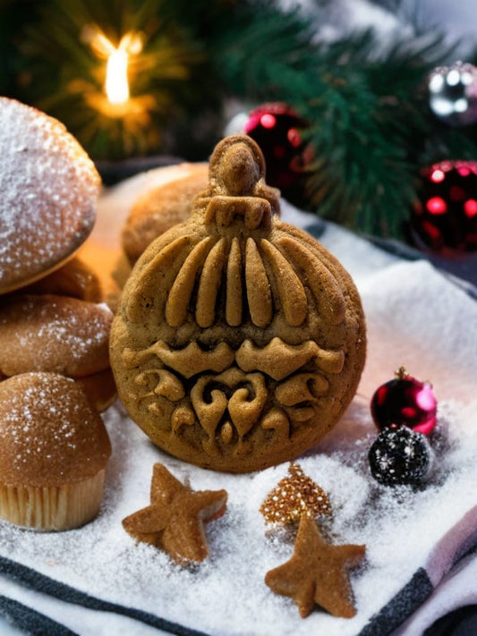 Christmas Ornament Stamp & Cutter, NonOil