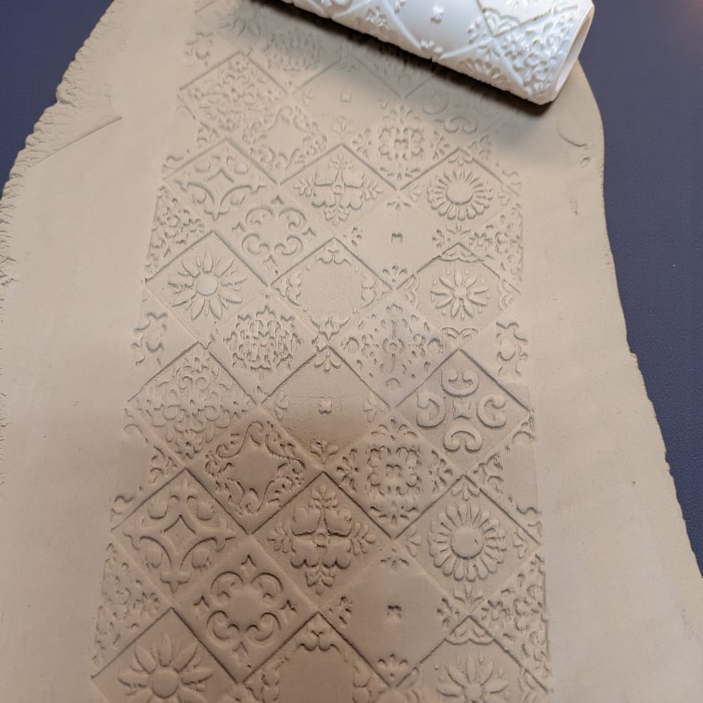 Tiles pattern roller