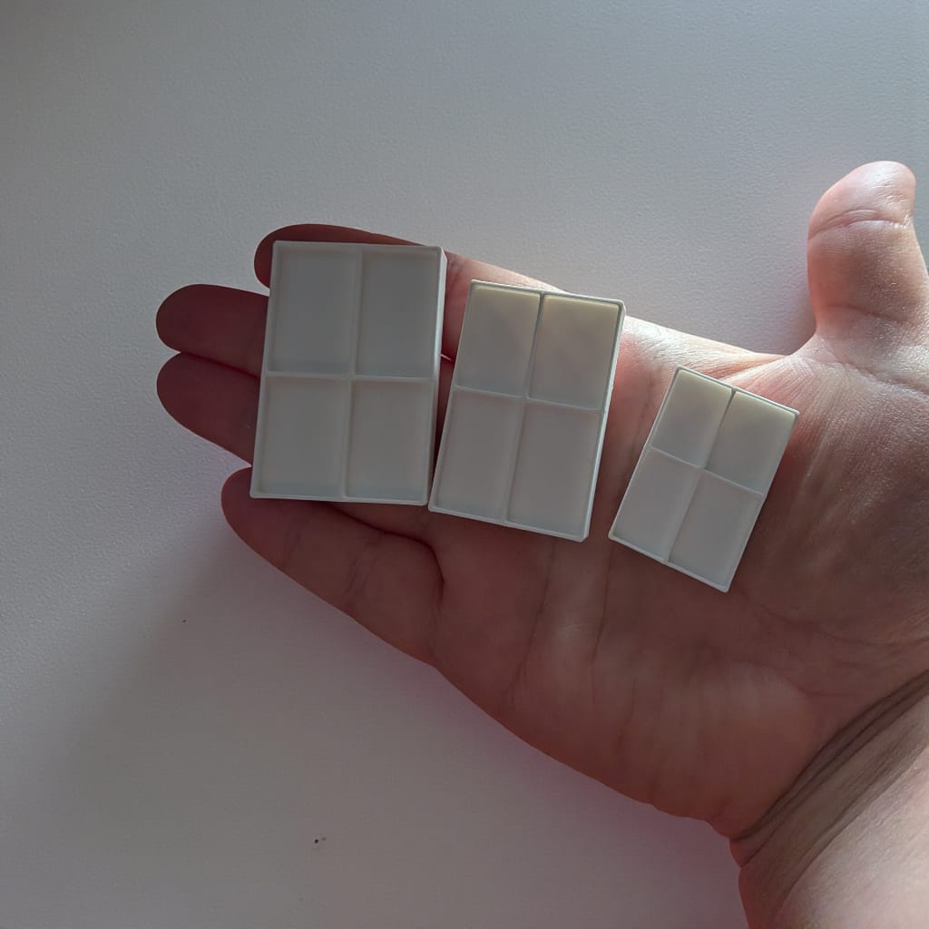 Ikkunaleimasarja keramiikkaa ja savea varten | 3D-painetut keramiikkatekstuurileimat