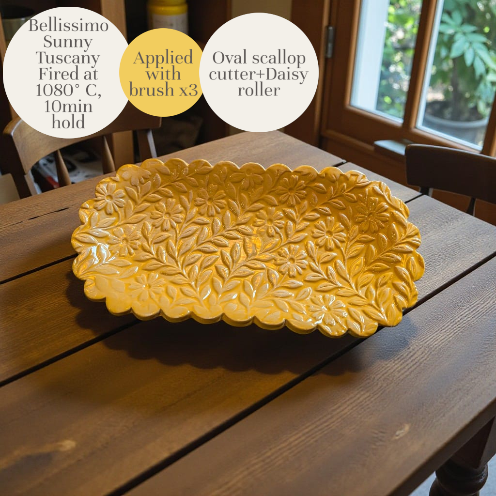 Daisy pattern roller