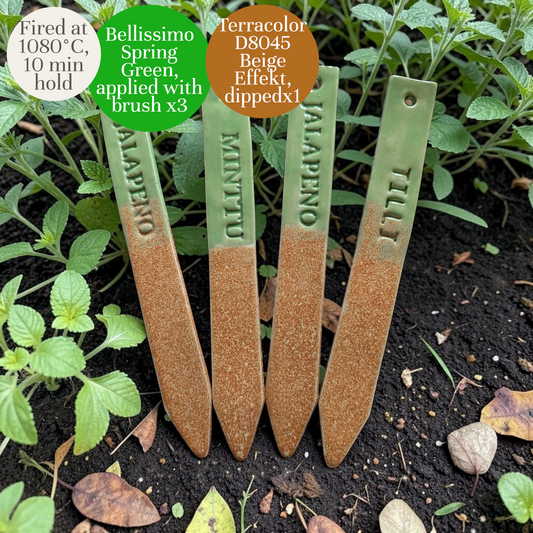 Clay garden marker cutter –  two designs