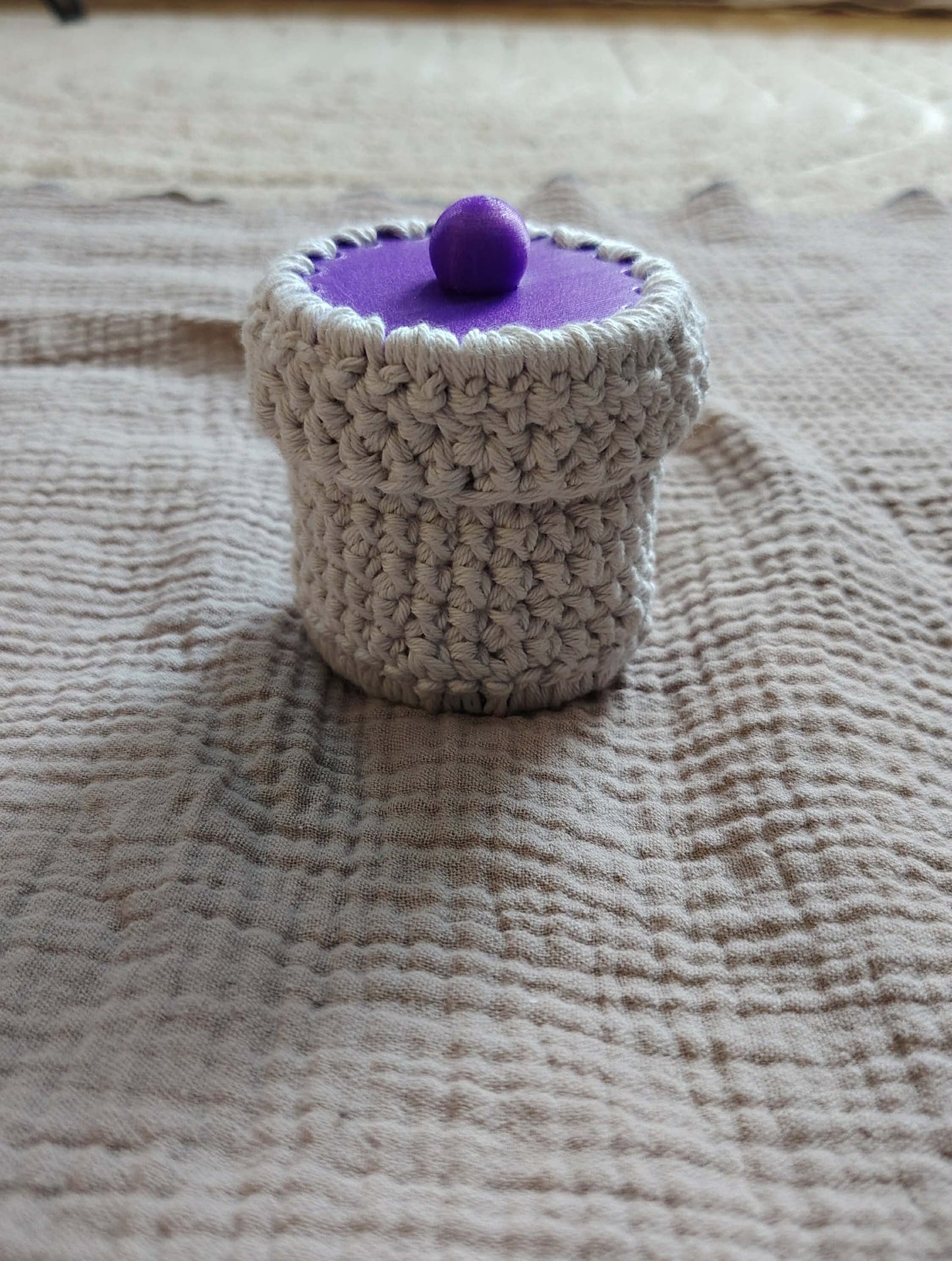 Round shaped 3D printed PLA Crochet Lid – Craft Board