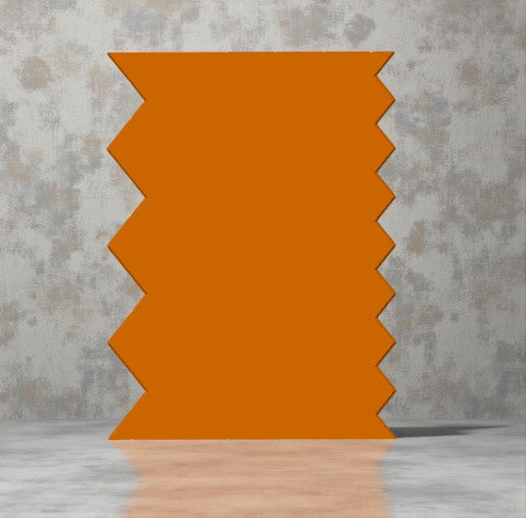 3D-tulostettu dreijausripa Zigzag- tai Scallop-profiililla