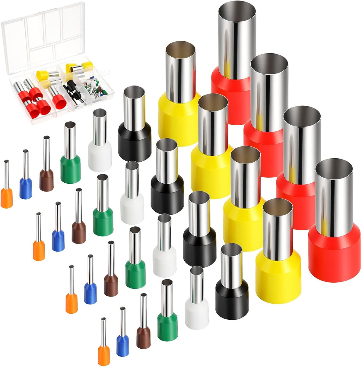 Round Mini Clay Cutters – 40-Piece Set, 8 Sizes 1.2–10.6 mm | Stainless Steel