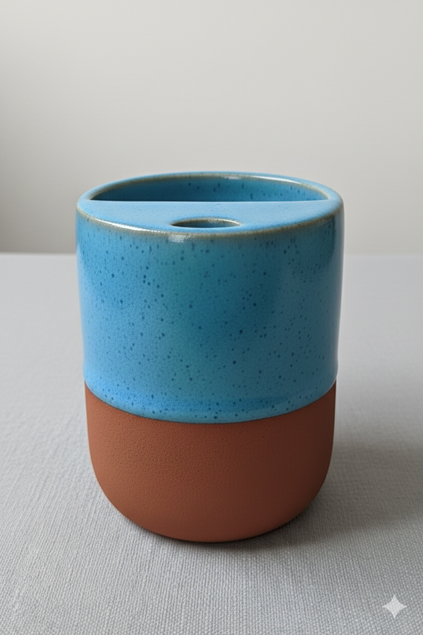 Ceramic Thermos Mug Lid Cutter Set – Straight or Scalloped + Drink Hole & Cat‑Ear Cutters