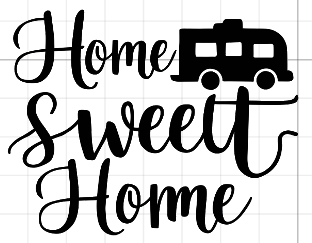 Home Sweet Home engraving design