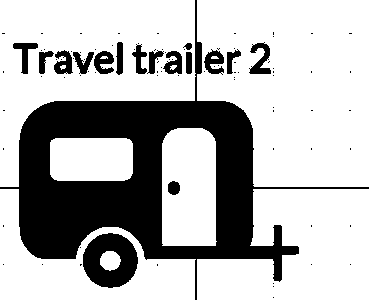 Travel Trailer 2 engraving design
