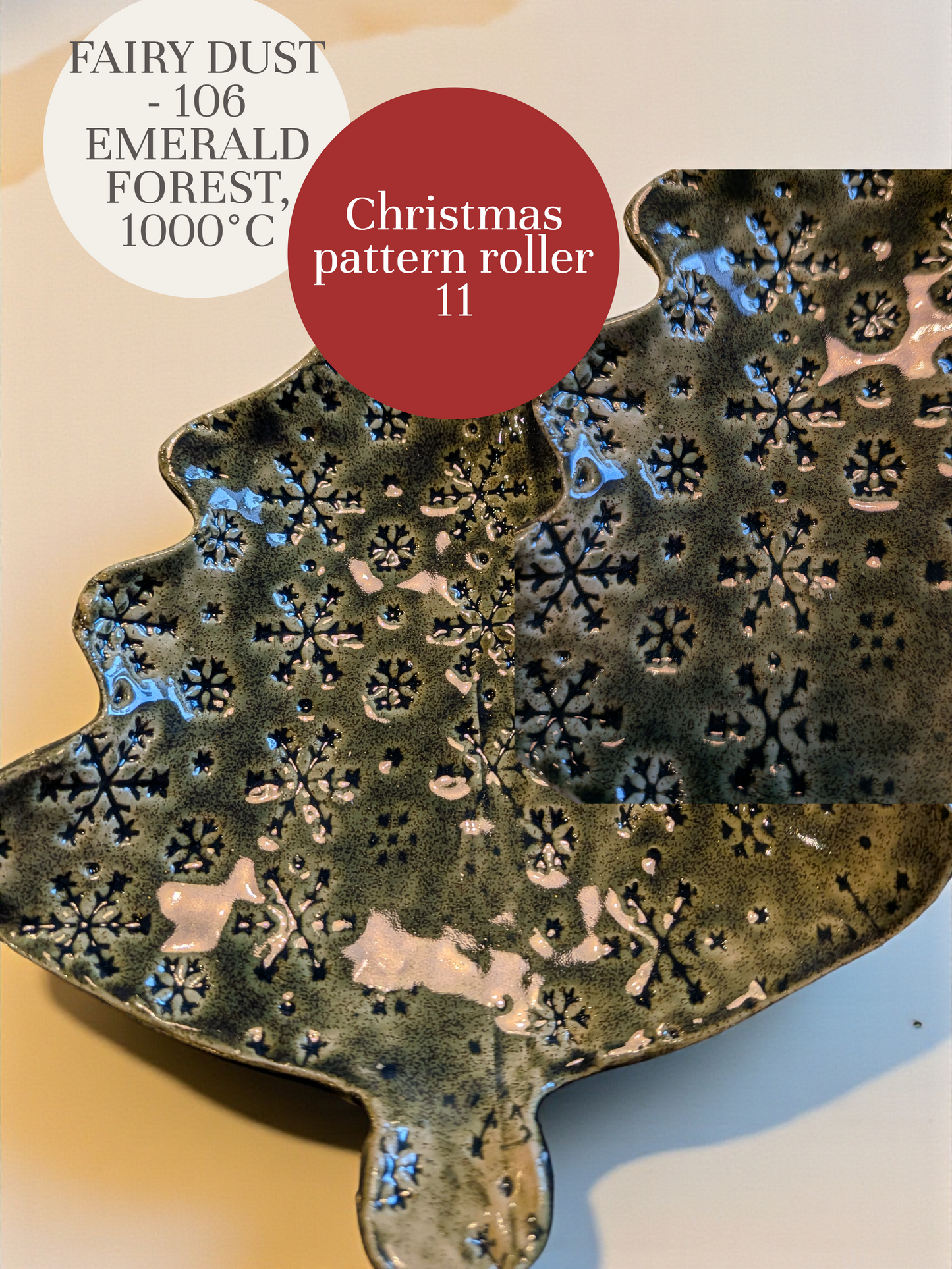 Jouluiset kuviokaulimet leivontaan, NonOil