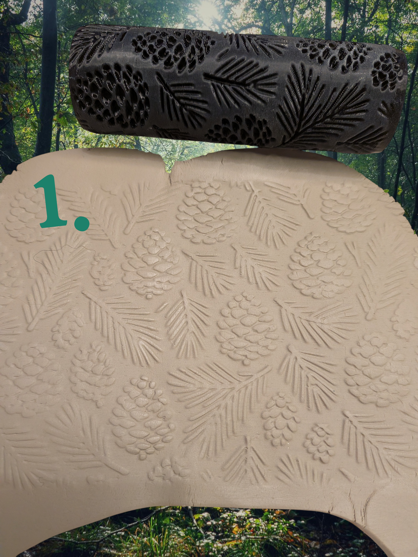 Forest Roller Series – a collection of texture rollers for ceramics