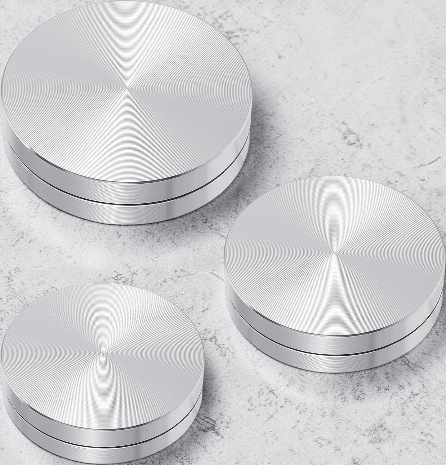 Mini Pottery Trimming Spinners (Set of 3) – Precision Tools for Miniatures & Glazing