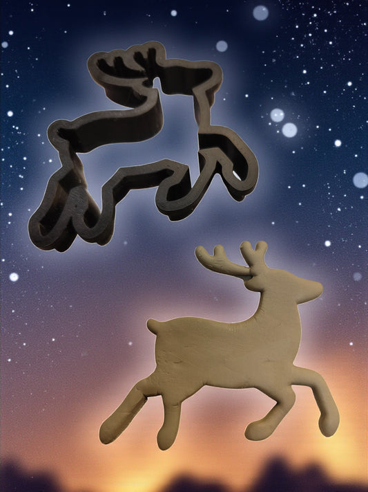 Reindeer Clay Cutter – Head or Full Body