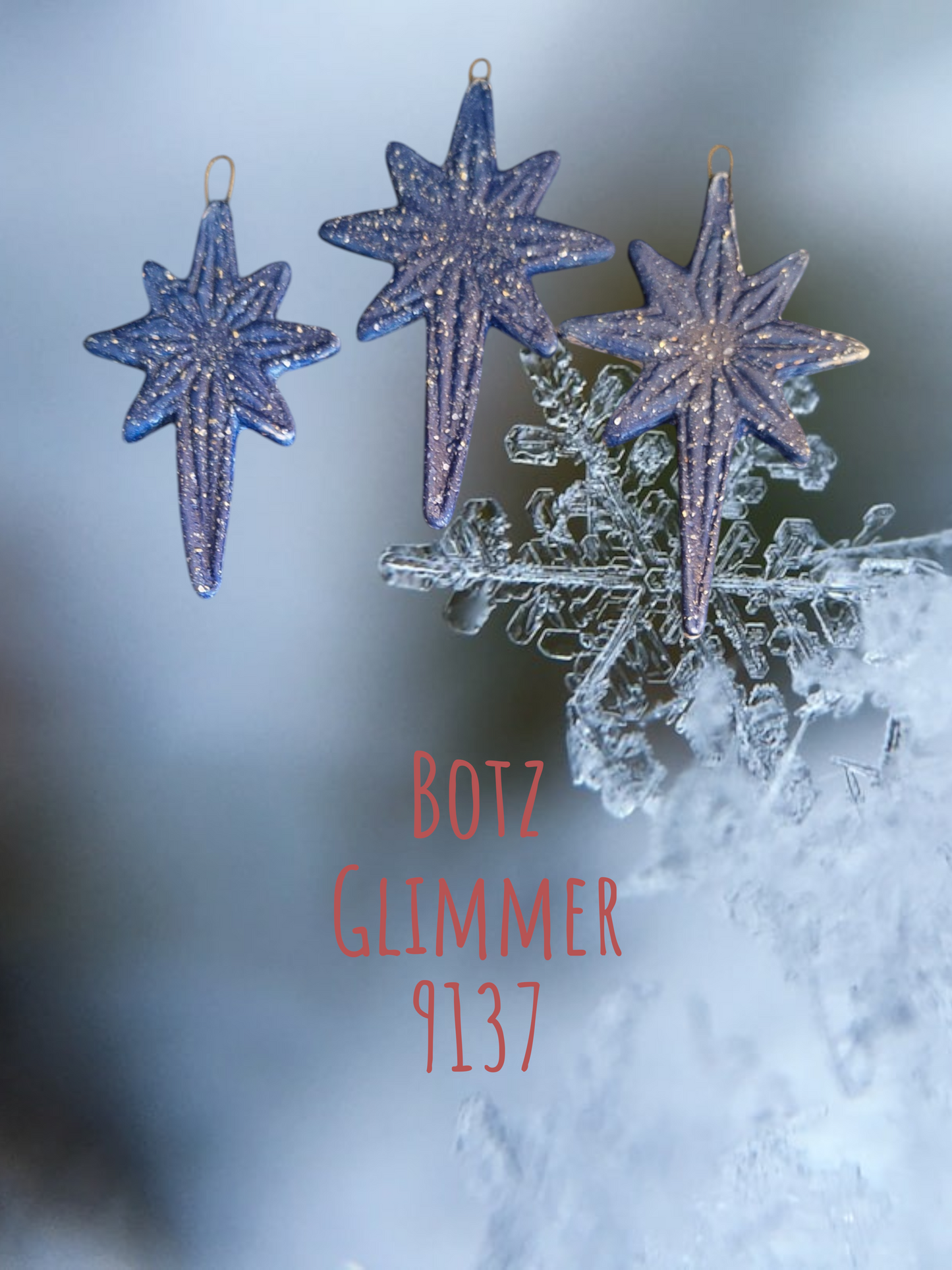 Joulutähti leikkuri ja leimasin