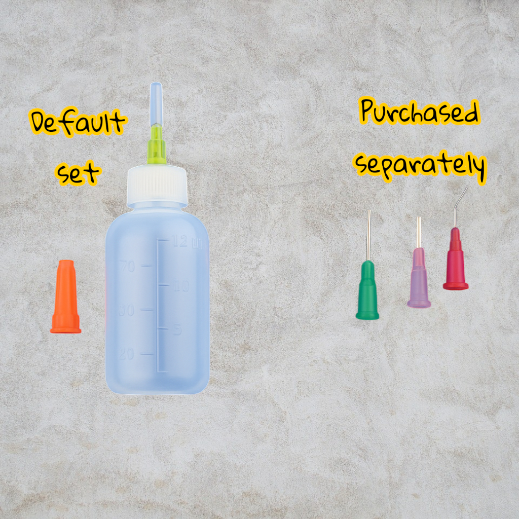 30 ml and 50 ml Precision Bottles – includes default accessories
