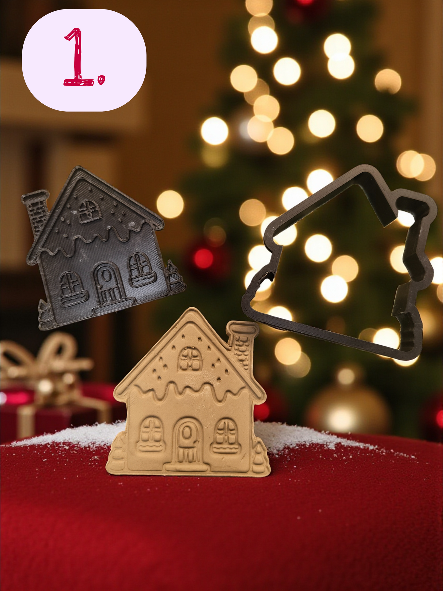 Christmas House – 3D Printed Stamp Cutter