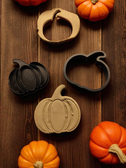 Pumpkin cutter and stamp – for clay and crafts