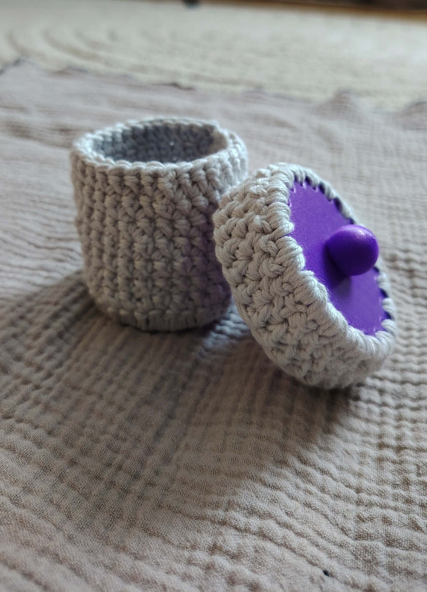Round shaped 3D printed PLA Crochet Lid – Craft Board